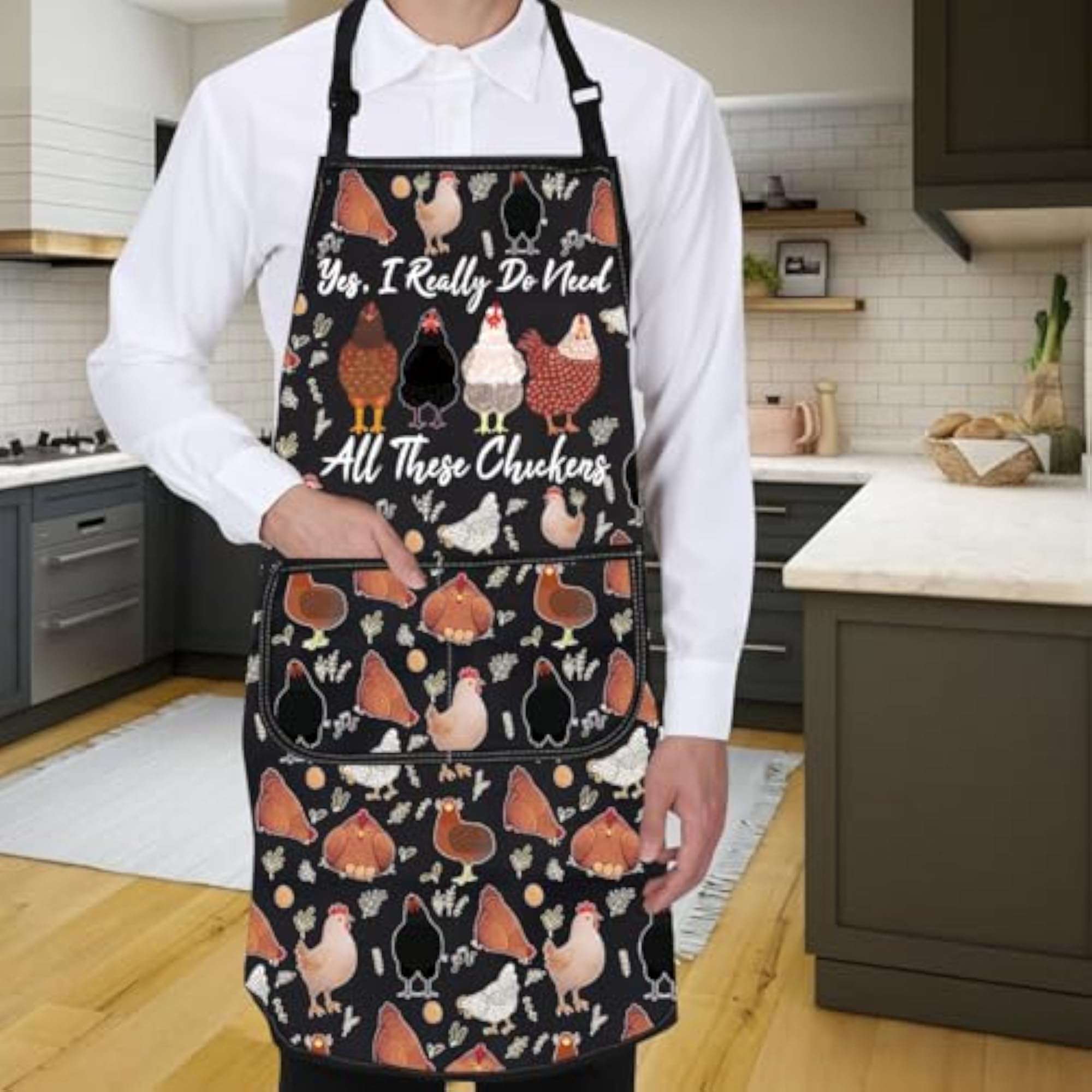Chicken Lovers Kitchen Apron Gift