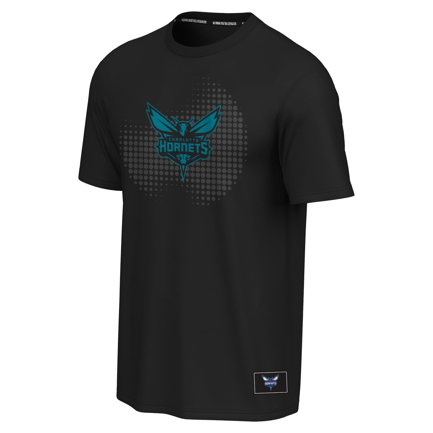 NBA Charlotte Hornets Black Graphic Tee