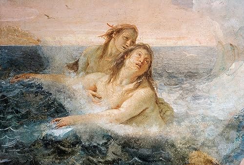 Lienzo de pared de 60x90cm del Detalle de Tetis de Battista para transformar salones oscuros