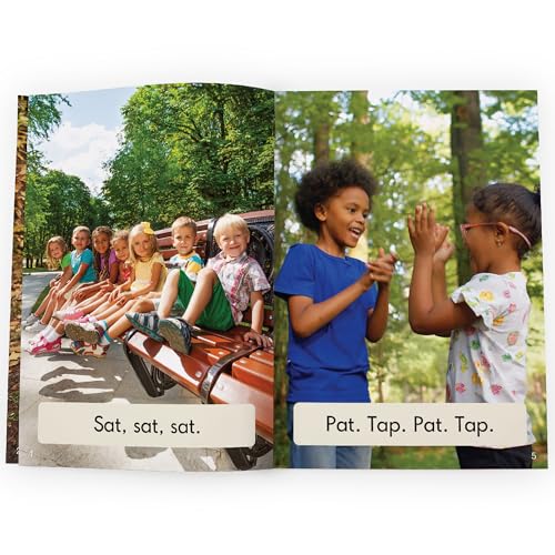 Image of Junior Learning: Real World - Phase 2 - Non-Fiction Hi-Lo Decodables, 6 Books, Letter Sounds, Week-By-Week Rainbow Phonics, Kids Reading Development