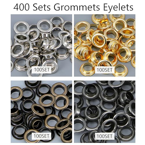 Œillets 6 mm robustes et kit d'installation pour cuir de qualité - 3