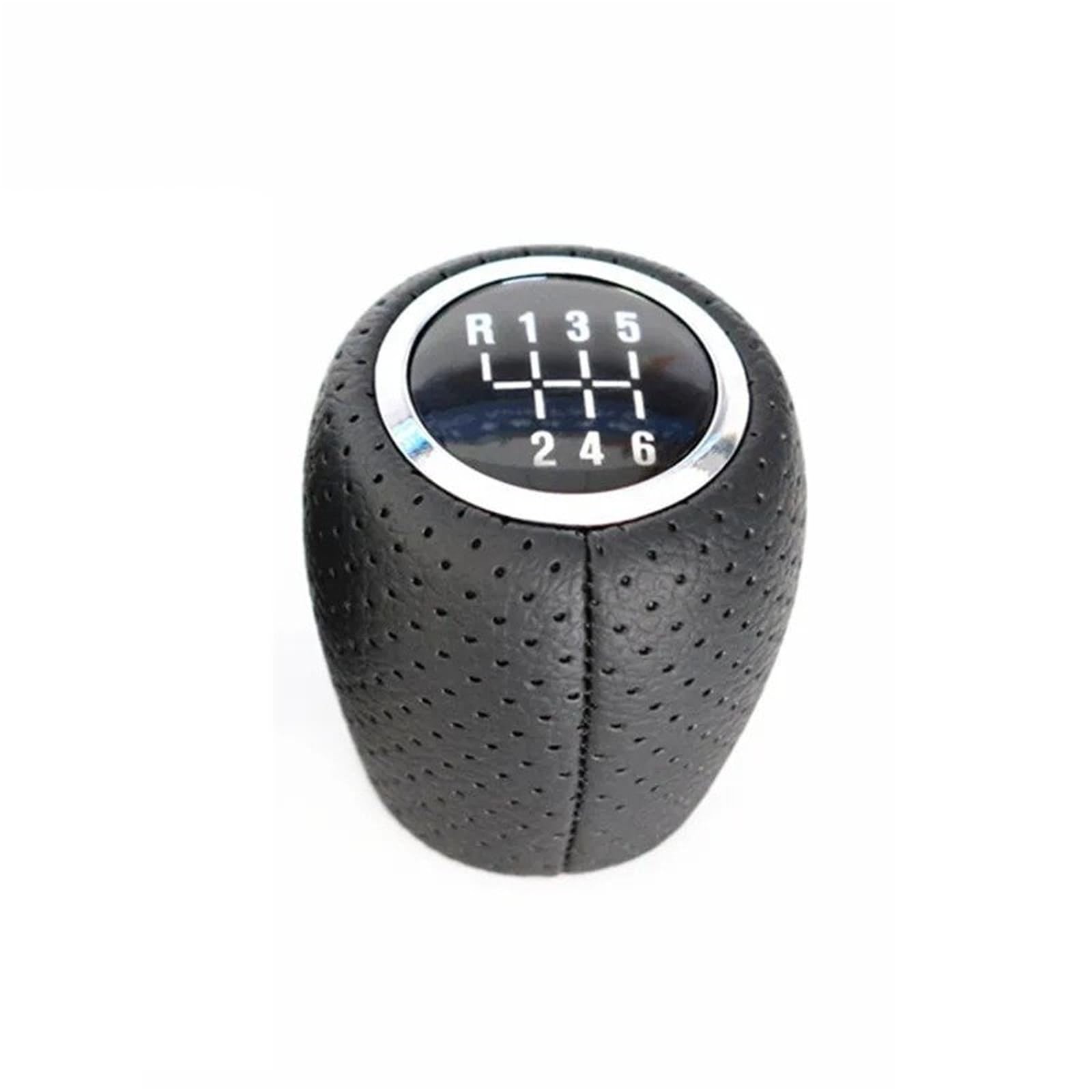 Jxewmtmc for Chevrolet for Cruze 2008-2012 Hole Leather 56 Speed MT Gear Shift Knob Gearshift Manual Car Shifter Lever Stick Arm Pen Ball Gear Stick Shift Cover(6-Speed)