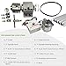 RATTMMOTOR Motor Lathe Chuck Spindle Assemblies, K11-80mm 3 Jaw Lathe Chuck with 750W 110V Adjustable Speed Brushless Servo Motor+Driver, Through Hole 16mm for Polishing/Woodworking Lathe Machine