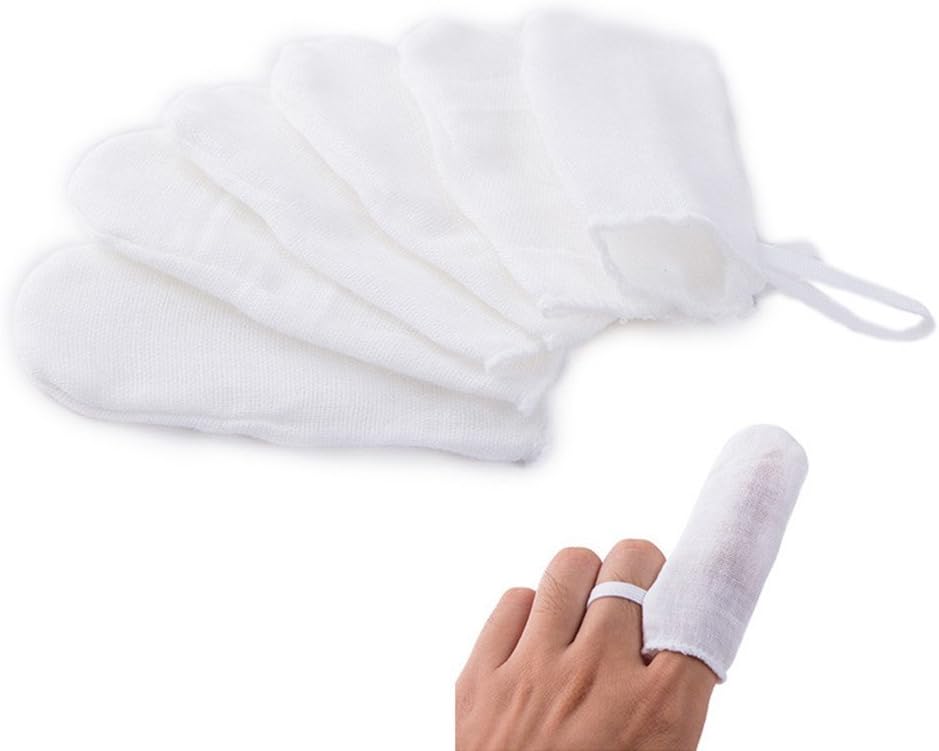 Baby Toothbrush Finger Toothbrush Baby Tongue Cleaner Brush Oral Care for Kids Infant Toddlers 6Pcs