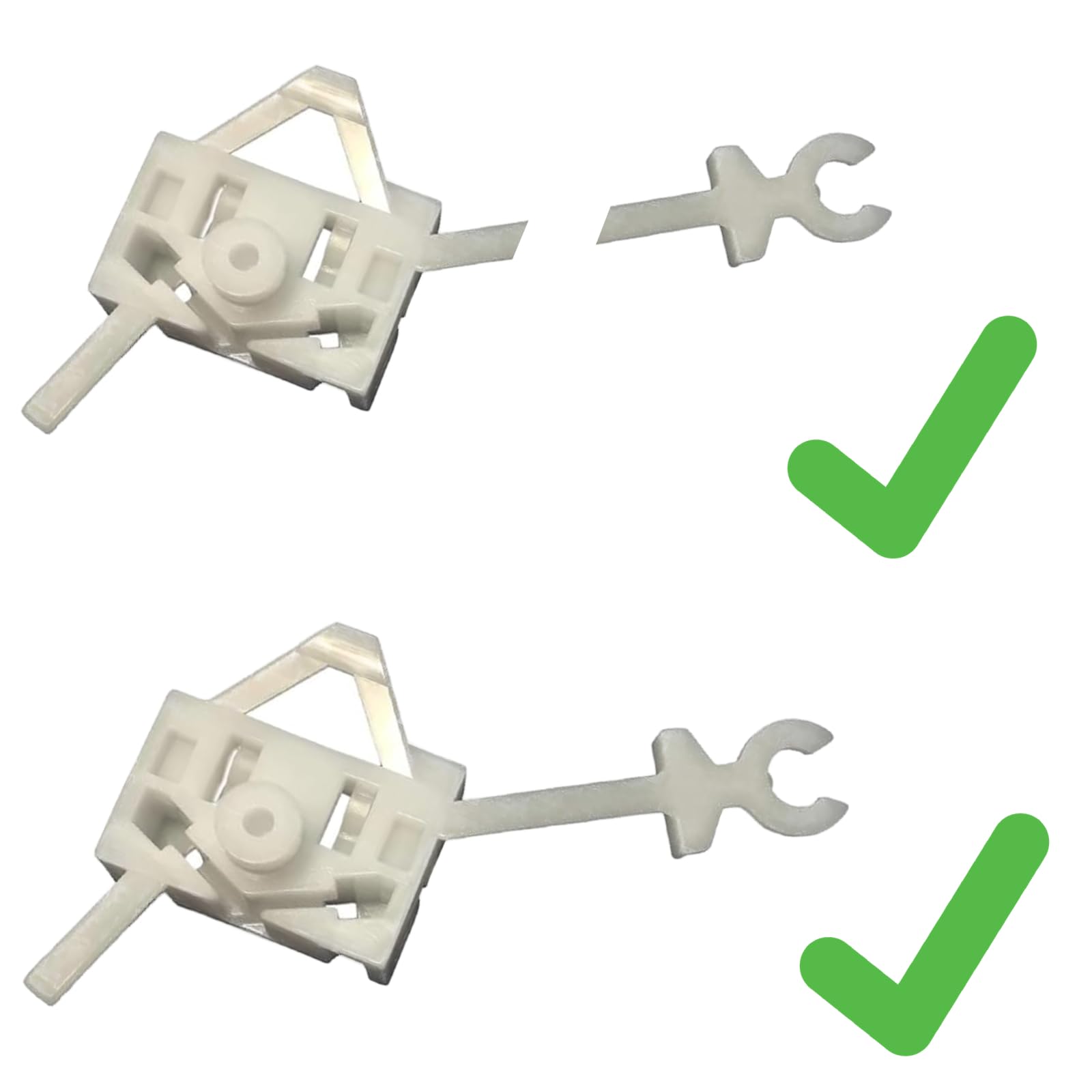 Twowinds - Clip Alzacristallo 99487780 Compatibile con Fiat Panda - Porta Anteriore Sinistra (lato conducente) - Regolatore di Finestrini