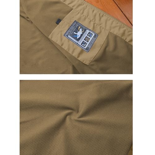 Image of Hixiaohe Mens Lightweight Vest Outerwear Casual Summer Outdoor Travel Vest for Hiking Fishing Golf Photo Work with Pockets
