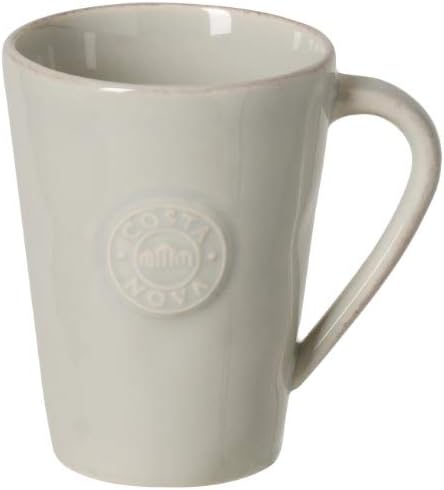 Costa Nova NOC121W Mug, 12.2 fl oz (360 ml), White, Dishwasher Safe, Microwave Safe