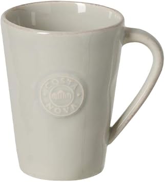 Costa Nova NOC121SG Mug, 12.2 fl oz 360 ml, Sand Gray, Dishwasher Safe, Microwave Safe