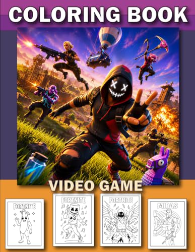 COLORING BOOK VIDEO GAME: COLORING BOOK FOR KID