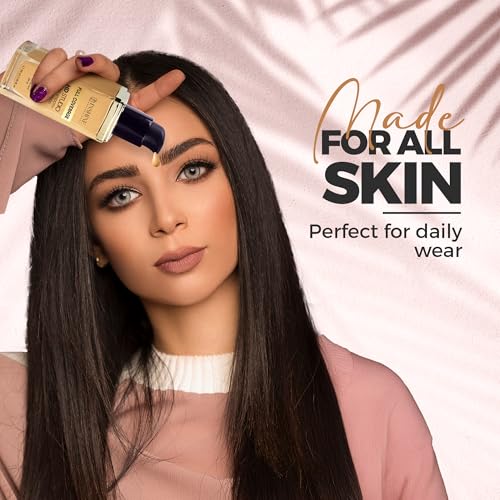 Image of INSHINE Matte HD Studio Full Coverage Cream Foundation For All Skin Types | Super Smooth Double Wear Maximum Cover SPF 25, 50Ml (801 Classic Ivory, 50 ml (Pack of 1))