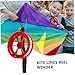 KICHOUSE Kite Wheel String Reel Winder 6.29X3.54X3.14In Lightweight Durable Kite Accessories for Easy Control and Stable Outdoor Flying