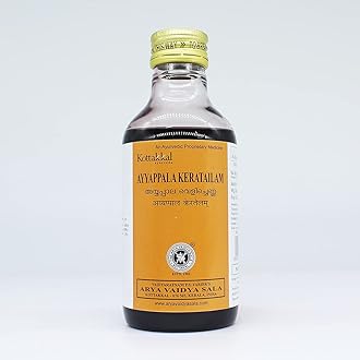 Ayyappala Kera Tailam-200ML, (Pack Of 1), Of Arya Vaidya Sala Kottakkal and get Golden Oldie Herbs®, Sukanthi Pills-1gm