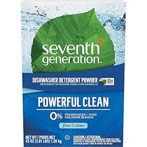 Seventh Generation Automatic Dishwashing Powder, Free & Clear, 45 oz