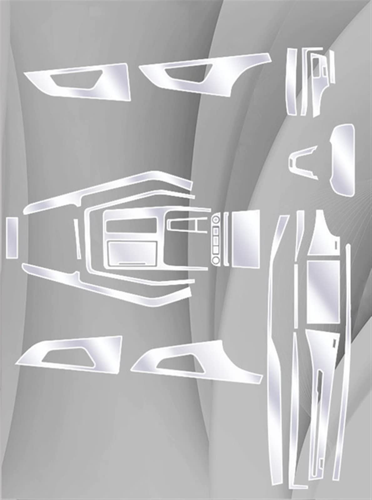 Film de protection TPU Audi Q7 Q8 2019 2020 écran tactile anti-rayures LHD 1