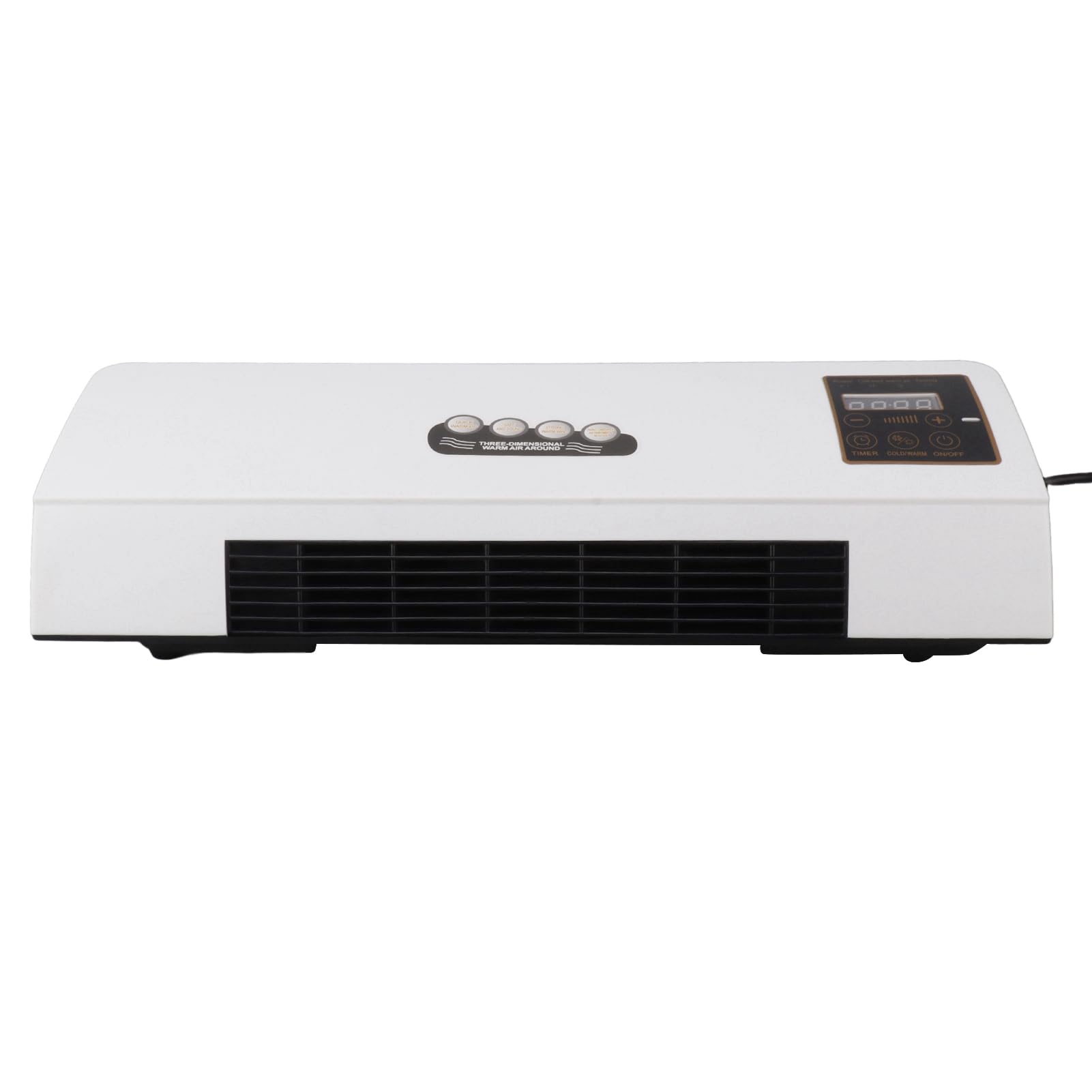 1800 W Wandmontage,Naturwind und Heizung, PTC-Heizung mit Fernbedienung, Timer für Schlafzimmer, Badezimmer, 220 V, Englische Version, Klimaanlage, Elektrisch (EU-Stecker)