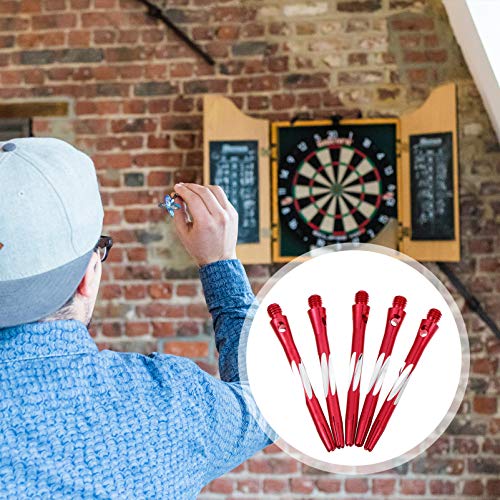 BESPORTBLE 5Pcs 2BA Padrão Da Liga de Alumínio Dart Eixos Dart Hastes de Rosca Dart Acessórios Verme