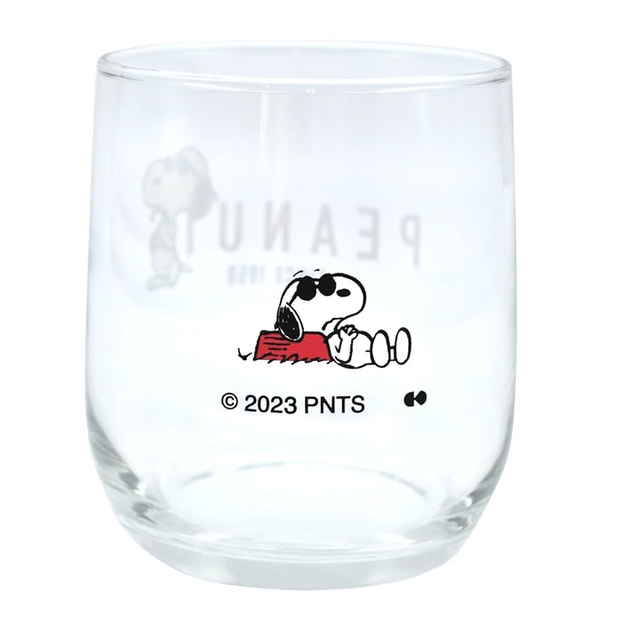 Amazon｜大西賢製販 スヌーピー PEANUTS グラス(約260ml) JOE