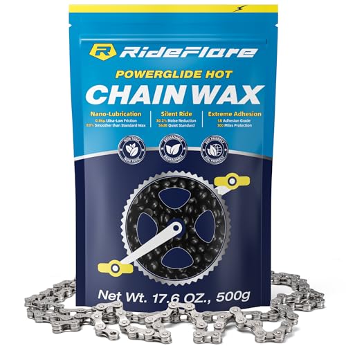 RideFlare Chain Wax 500g - Low Friction Bike Lubricant