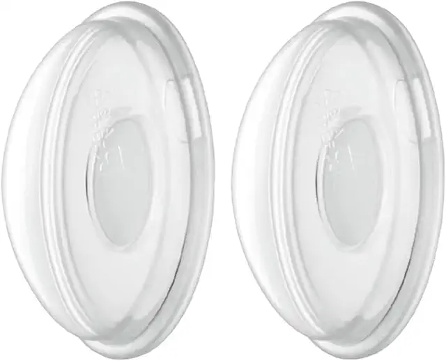 2 Coquilles d'Allaitement Réutilisables - Collecteur de Lait Maternel Sans BPA