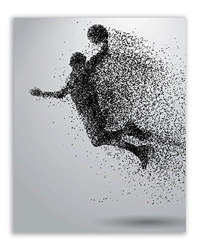 Basketball Wall Art Prints - Set Of 4 (8X10) Unframed Basketball Posters - Basketball Room Decor For Men Kids Teenagers - Basketball Poster Set For Bedroom Man Cave - Basketball Wall Decor - Basketball Boys Bedroom Decor #TOP6