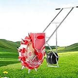 Châssis amortisseur : Notre semoir manuel est doté d'un châssis amortisseur et de ressorts améliorés, minimisant les vibrations et les secousses liées au semis. Vous bénéficiez ainsi d'une expérience de semis plus agréable et confortable.