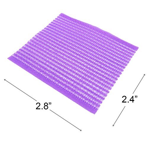 QY 7PCS Colorful Magic Bangs Hair Pad Square Hair  Pad Hair Fringe Care Tool Makeup Accessories - Thumbnail 3