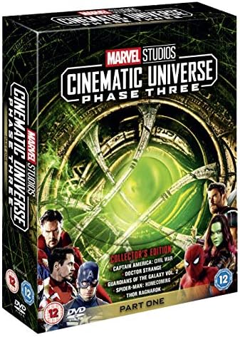Marvel Studios Collector S Edition Box Set Phase 3 Part 1 Dvd Amazon Se Filmer Och Tv