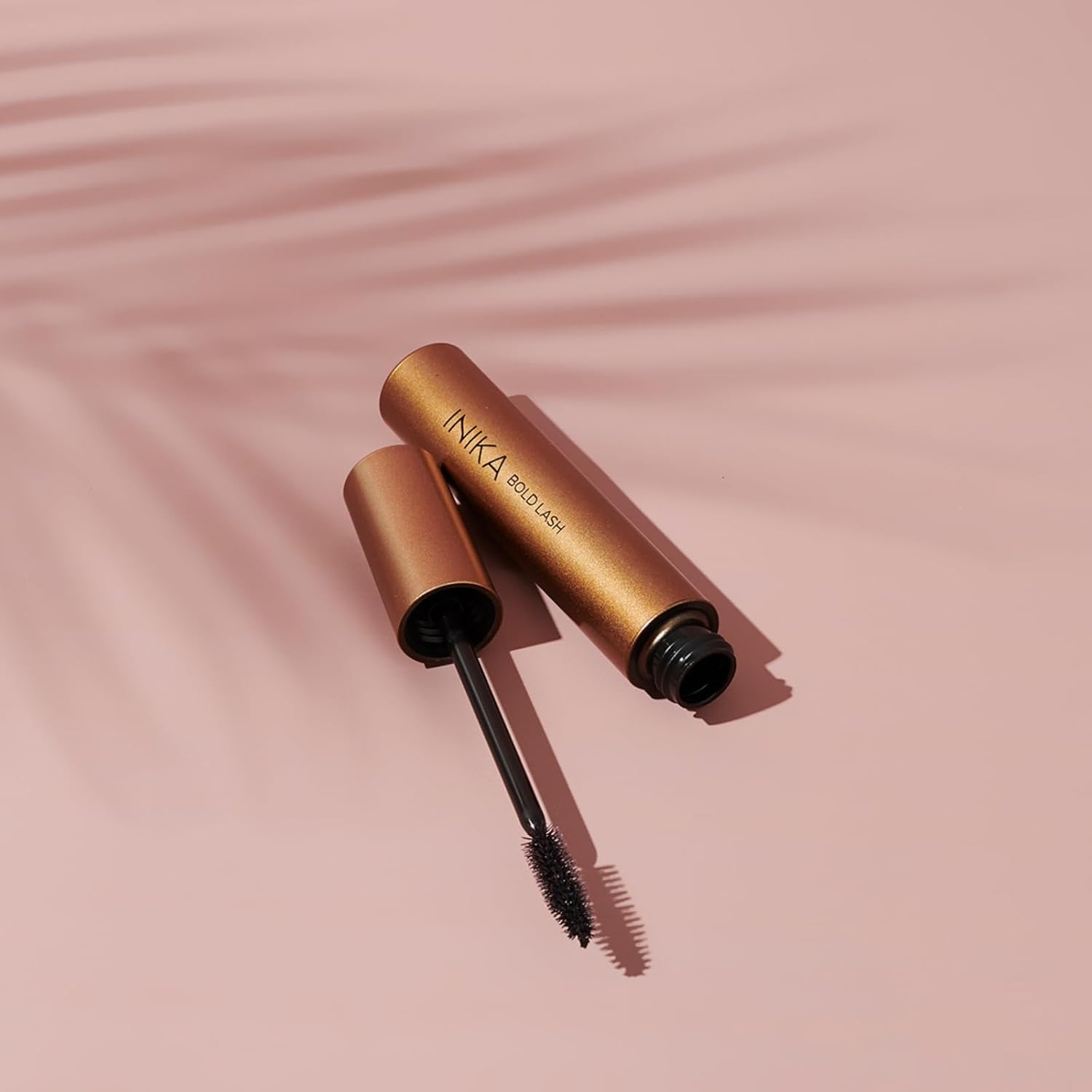 INIKA Organic Bold Lash Mascara, Vegan and Non-Toxic, Amplifies Lashes for Volume and Length, with Conditioning Natural Ingredients and Pure Mineral Pigments, Cruelty-Free, 0.43 fl oz / 13ml BLACK