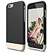 iPhone 6 Case, elago® S6 Glide Case for the iPhone 6 (4.7inch) + Back Protection Film included - eco friendly Retail Packaging (Black / Champagne Gold) - Made in Korea