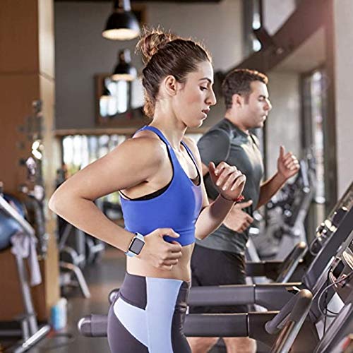 VATI Sport Band Compatible for Watch Band 38mm 40mm, Soft Silicone Sport Strap Replacement Bands Compatible with Watch Series 5/4/3/2/1, 38MM 40MM S/M (Turquoise)