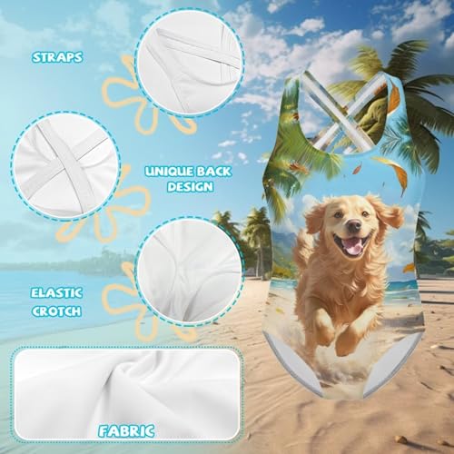 Image of One Piece Swimsuit Girls Cross-Back Bathing Suit 5-14Y Kids Swimwear Cute Swimsuits Sleeveless Bathing Suits