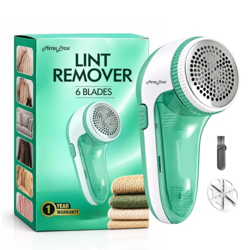 Lint Remover for Clothes with 6 Blades, Lint Roller for Clothes | RUA Remover Machine | 1 Year Warra...