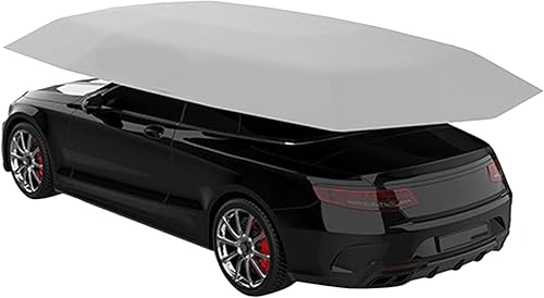 Miniatura 4 de 2 fundas universales para sombrilla para coche, tela impermeable UV, 13.8 x 6.9 ft, color plateado