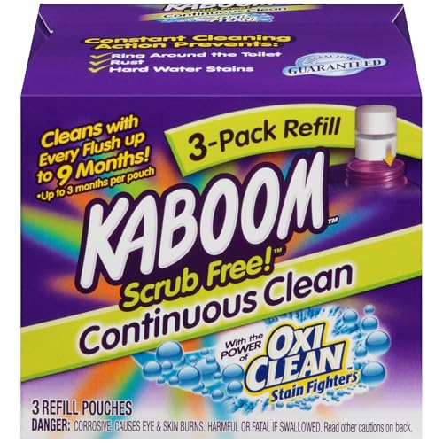3-Pack Refill – Kaboom Scrub Free! Continuous Clean with OxiClean