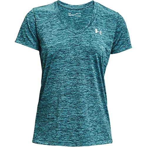 Image of Under Armour Womens Tech V-Neck Twist Short-Sleeve T-Shirt