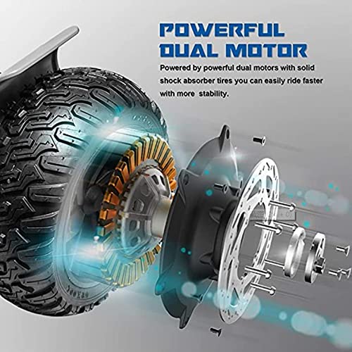 8,5 Polegadas Cross Off Hoverboard Led Overboard Skate Electrico Scooter Bluetooth Luuk Young (Hip P