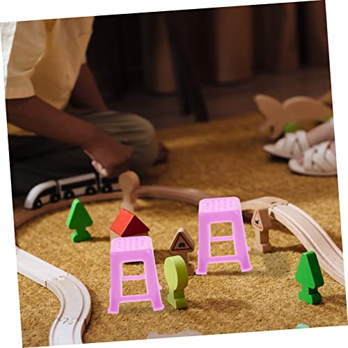 STAHAD 4 Pcs Miniatura De Cadeira Decoração De Casa De Boneca Acessórios Para Casa De Bonecas 1:12 B