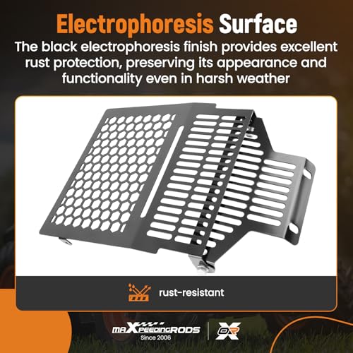 Image of maXpeedingrods Brush Guard Fit for Kubota L2501 L3301 L3901 L4710 MX4800 MX5200 MX5400 MX5800 MX6000 Tractor - Grille Guards