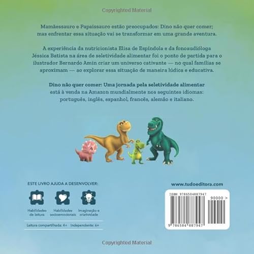 Dino não quer comer - Uma jornada pela seletividade alimentar