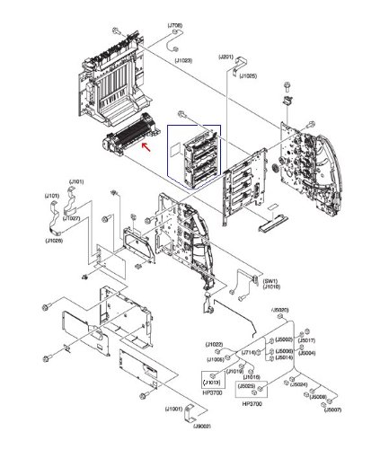 Preisvergleich Produktbild HP RM1 0430 130 CN Fixierer