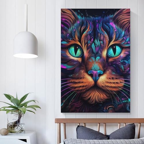 Oeuvre d'art moderne pour un salon élégant - Toile 60x90 cm