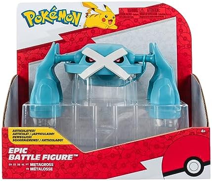 Pokémon Metagross Figure-12-Inch Articulated Epic Battle Figure