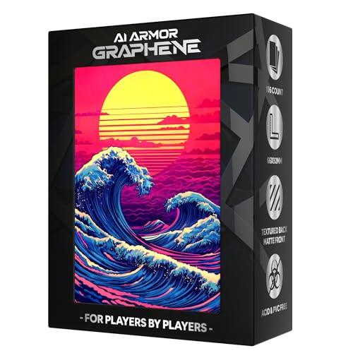 Ai Armor Graphene Series (Great Neon Retro Wave) - 105ct Textured Matte TCG/MTG Art Sleeves