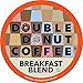 Double Donut Breakfast Blend Coffee, in Recyclable Single Serve Cups for Keurig K-Cup Brewers, 96 Count