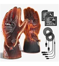 Amazon | RIDEIRON 電熱グローブ CE1レベル認証 ヒーターグローブ冬用