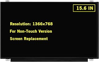 GBOLE 15.6" New Screen Replacement for B156XTN07.0 N156BGA-EA2 REV.C1 NT156WHM-N32 N156BGA-EB2 NT156WHM-N12 LP156WHB(TP)(C1) N156BGE-EB2 HD 1366x768 30Pin LED LCD Display Screen Panel