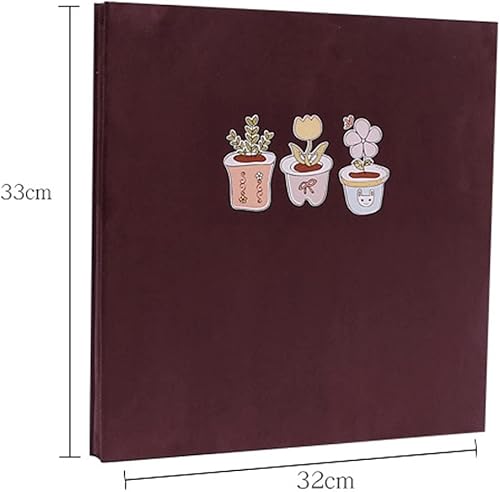 Miniatura 2 de WWFS - Álbum de fotos adhesivo hecho a mano de 10 x 15 pulgadas gran capacidad álbum de fotos 500 fotos ideas creativas de libros de recuerdos