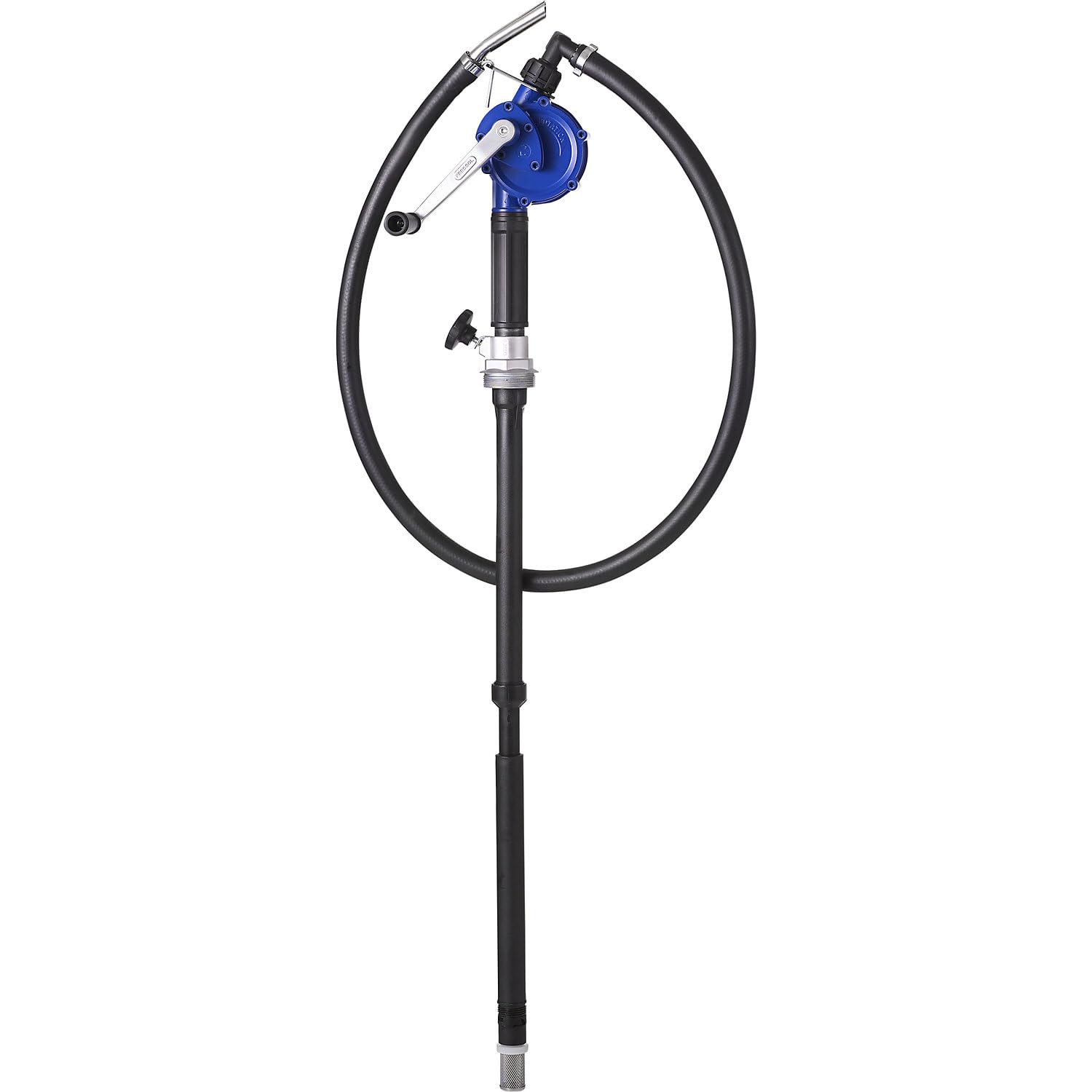 PRESSOL | Hand-Kurbelpumpen-Set | für Öle | Heizöl | Diesel | mit Schlauch | 18 l/min