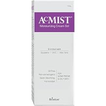 Acmist Moisturizing Gel for Oily & Acne-Prone Skin | Oil-Free, Non-Comedogenic, Quick Absorbing & Makeup Friendly | With Vitamin E, Aloe Vera & Squalane | For Men, Women & Teens | 100g
