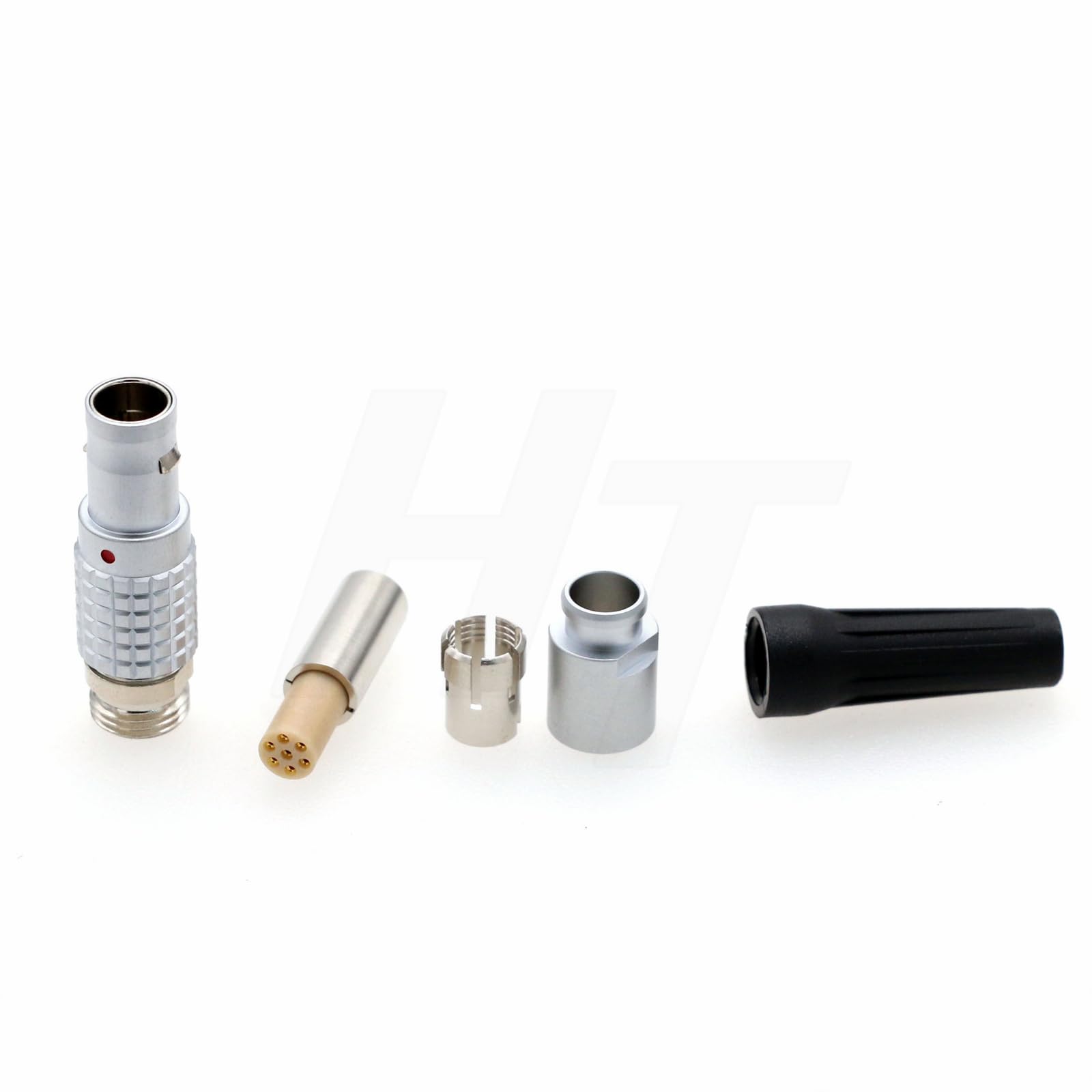 HangTon 0B 7-pin Female Connector for Microphone Preamplifier Type 2673 2669L, Brüel & Kjær, Wire Cable Plug - Image 2